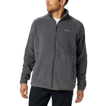 Pánské Bundy Columbia Basin Trail Full Zip Fleece Big Šedé JLOVZB415